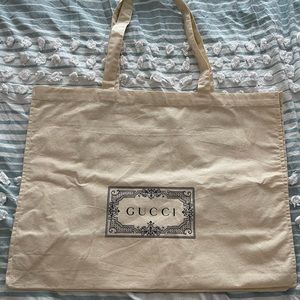 Authentic Extra Large Gucci Dust Bag.